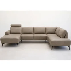 Copenhagen læderhjørnesofa med chaiselong - Venstrevendt