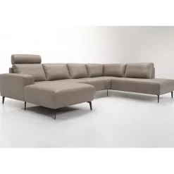 Copenhagen læderhjørnesofa med chaiselong - Venstrevendt