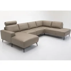 Copenhagen læderhjørnesofa med chaiselong - Venstrevendt