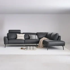 Copenhagen LæderHjørnesofa - Højrevendt