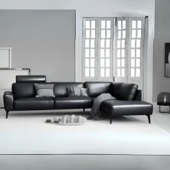 Copenhagen LæderHjørnesofa - Højrevendt