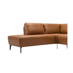 Copenhagen LæderHjørnesofa Cognac - Venstrevendt
