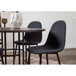 Copenhagen Rundt Spisebordssæt - Sort og Mocca