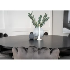 Copenhagen Rundt Spisebordssæt - Sort og Grå