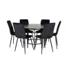 Copenhagen Rundt Spisebordssæt - Sort