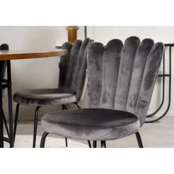 Copenhagen Rundt Spisebordssæt - Sort og Brun og Grå