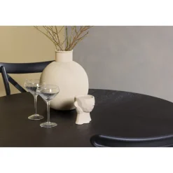 Copenhagen Rundt Spisebordssæt - Sort