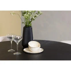 Copenhagen Rundt Spisebordssæt - Beige og Sort