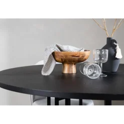 Copenhagen Rundt Spisebordssæt - Sort og Grå