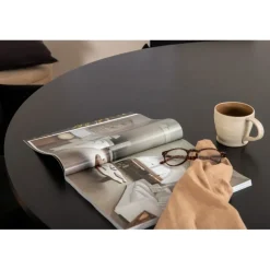 Copenhagen Rundt Spisebordssæt - Sort og Kobber