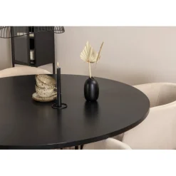 Copenhagen Rundt Spisebordssæt - Beige og Sort