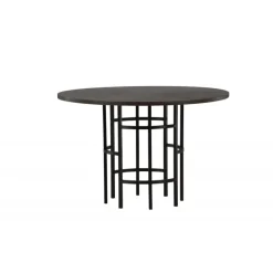 Copenhagen Rundt spisebord - Sort og Mocca