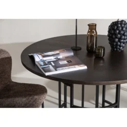 Copenhagen Rundt spisebord - Sort og Mocca