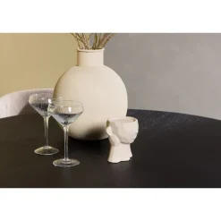 Copenhagen Rundt Spisebordssæt - Sort og Mørkegrå