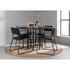 Copenhagen Rundt Spisestuemøbler - Sort