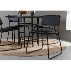 Copenhagen Rundt Spisestuemøbler - Sort