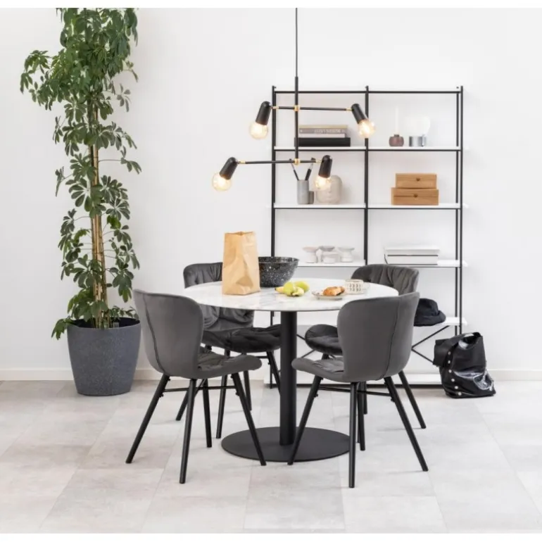 Corby spisebord hvid marmor