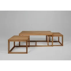 Cornus sofabordssæt - Hvidpigmenteret Eg