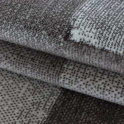 Costa Kortluvet tæppe Abstrakt Bølge - Brun