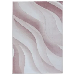 Costa Kortluvet tæppe Bølge - Pink