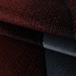 Costa Kortluvet tæppe Bølge - Rød