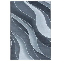 Costa Kortluvet tæppe Bølge - Grå