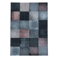 Costa Kortluvet Tæppeløber Abstrakt Bølge - Pink