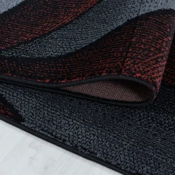 Costa Kortluvet Tæppeløber Bølge - Rød