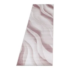 Costa Kortluvet Tæppeløber Bølge - Pink