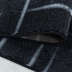 Costa Kortluvet Tæppeløber Stribet - Sort