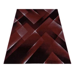 Costa Kortluvet Tæppeløber Abstrakt - Rød