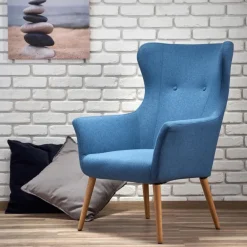 COTTO Lænestol, Blå