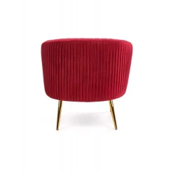 CROWN l. stol, - mørkerød