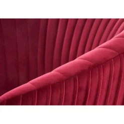 CROWN l. stol, - mørkerød