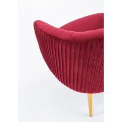 CROWN l. stol, - mørkerød