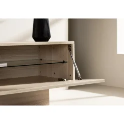 Cuenca Tv-bord 160 x 47 cm - Hvidpudset