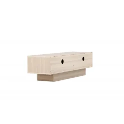 Cuenca Tv-bord 160 x 47 cm - Hvidpudset