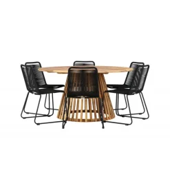 Cuman Rund Loungesæt - Havemøbelsæt