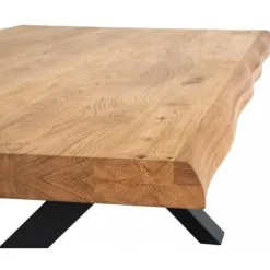 Curve Sofabord - Sofabord i olieret eg med bølget kant 120x70xh50 cm