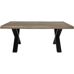 Curve Sofabord m. bølget kant - Smoked olieret Eg, 120x70