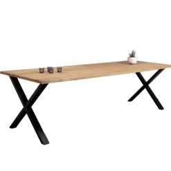 CURVE Spisebord Olieret eg 300x100cm med bølget kant