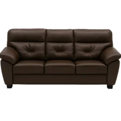 Dalby 3 pers lædersofa