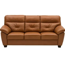 Dalby 3 pers lædersofa