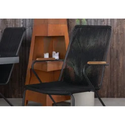 Dallas Loungesæt - Havemøbelsæt - Sort,Natur