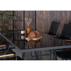 Dallas Loungesæt - Havemøbelsæt - Sort,Natur