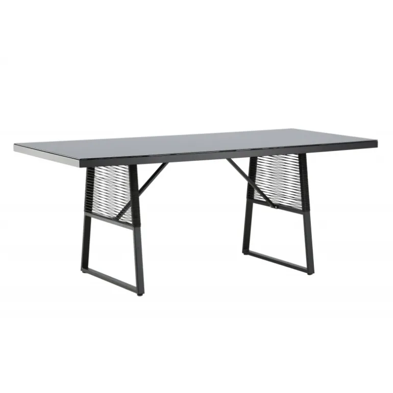 Dallas t Spisebord - Sort