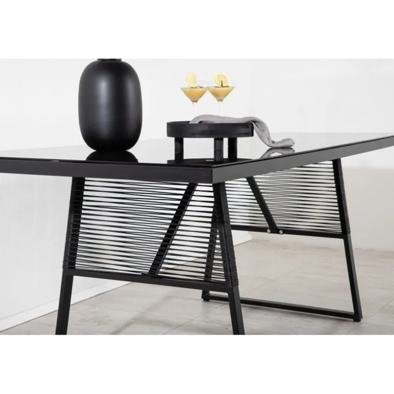 Dallas t Spisebord - Sort