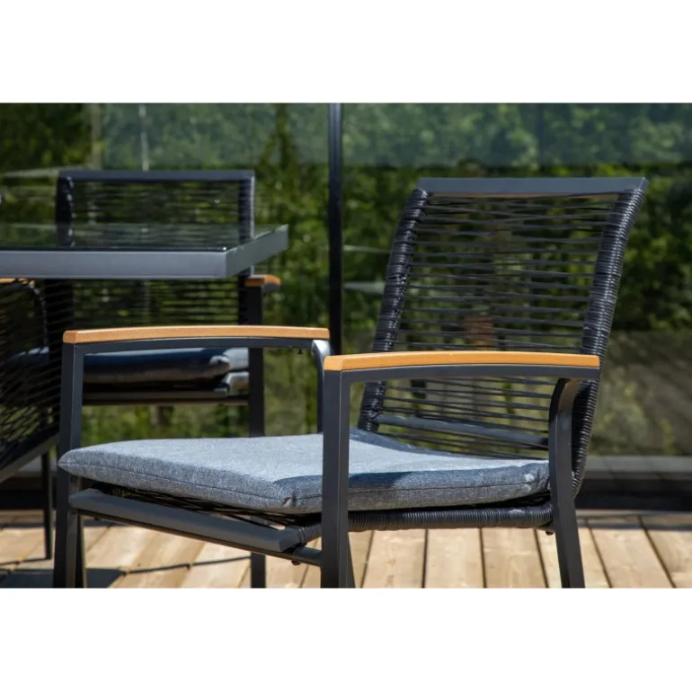 Dallas t Spisebord - Sort