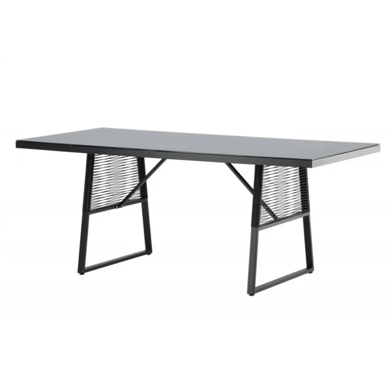 Dallas t Spisebord - Sort