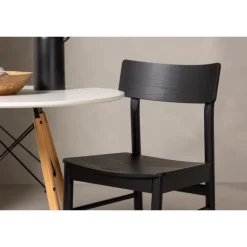 Danburi Rundt Spisebordssæt - Sort og Hvid